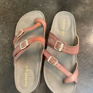 Madden Girl leather sandals, size 7.5